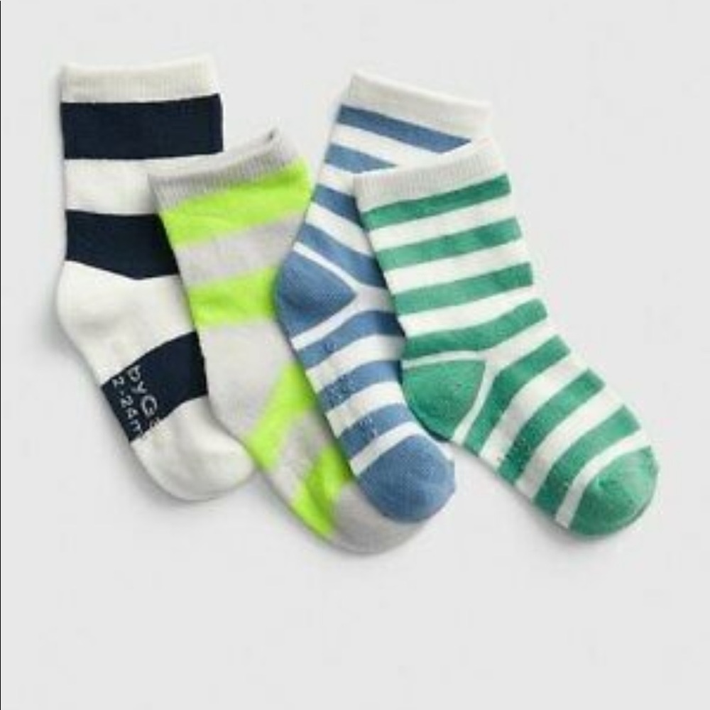 NWT Baby Gap stripe socks 4-pk